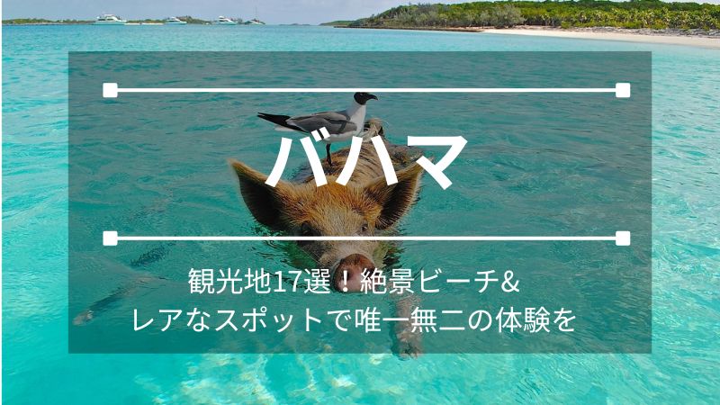 バハマ　観光地17選！絶景ビーチ&レアなスポットで唯一無二の体験を